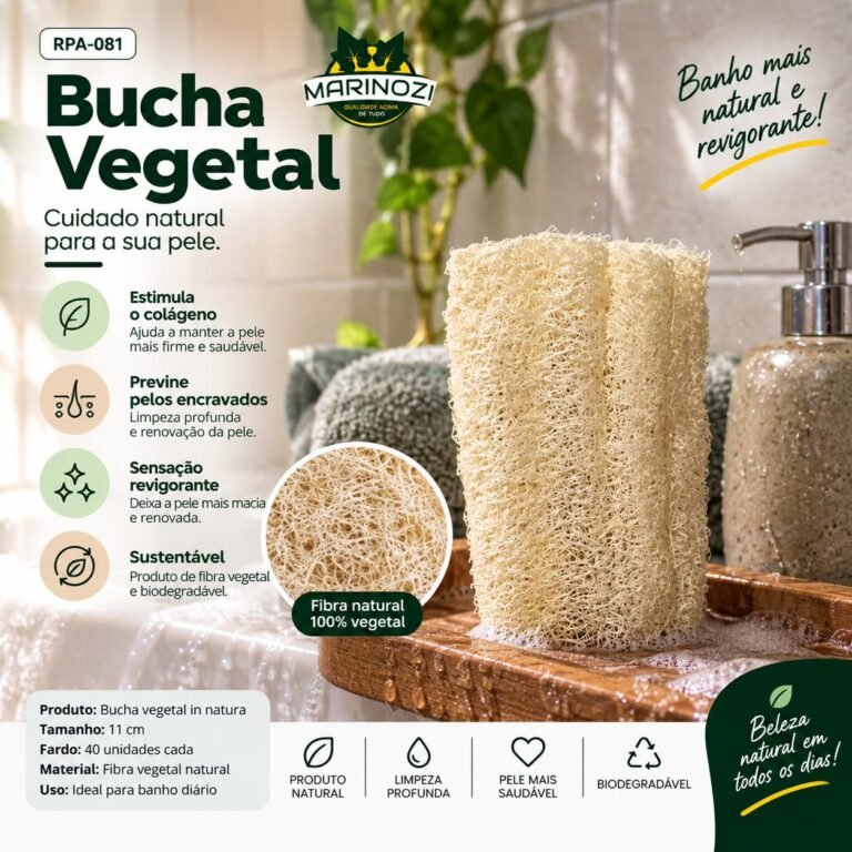 Bucha in natura 11 cm