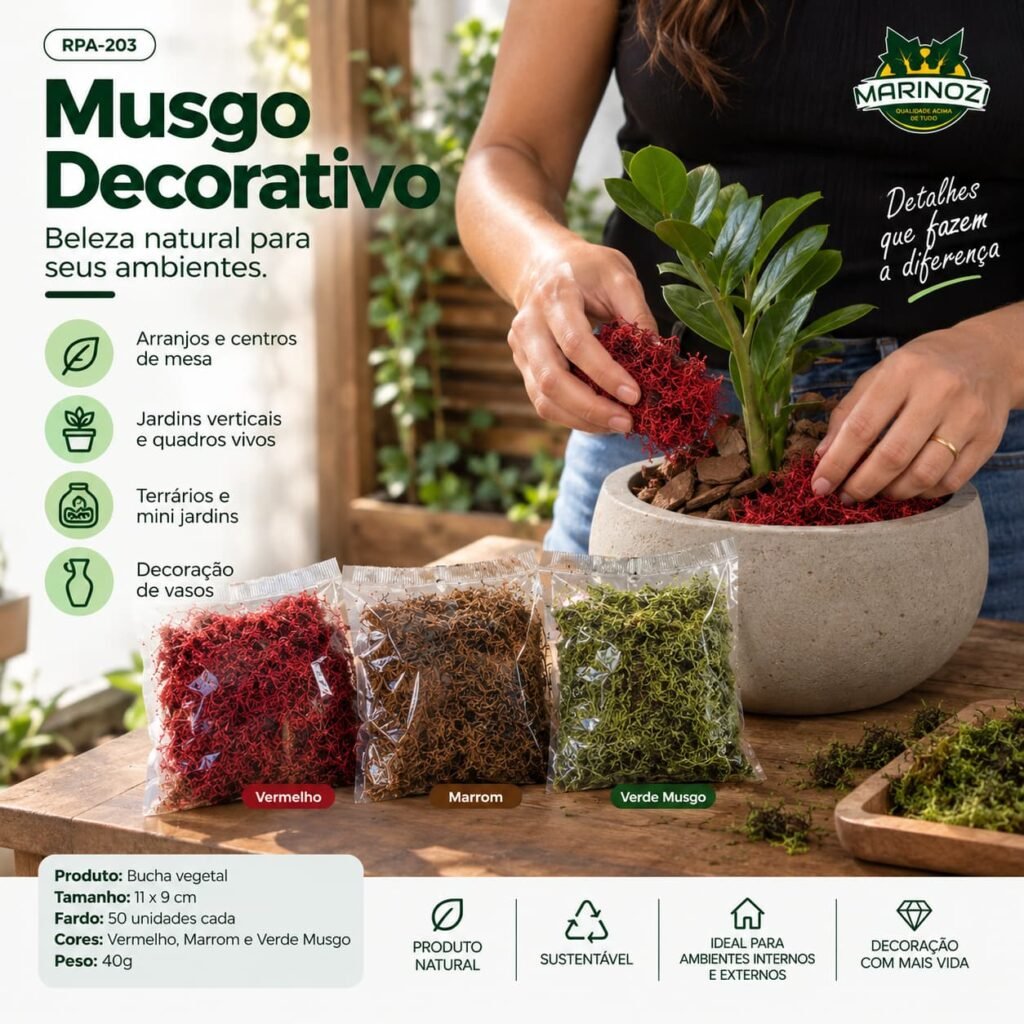 Musgo decorativo